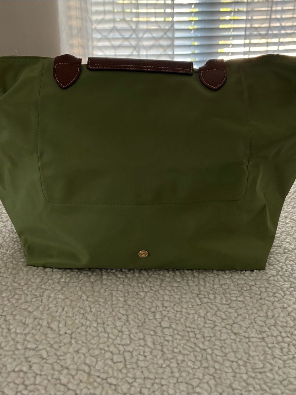 LONGCHAMP Tote Le Pliage Green. Large. See Photos For Detail. NWOT - Picture 3 of 15